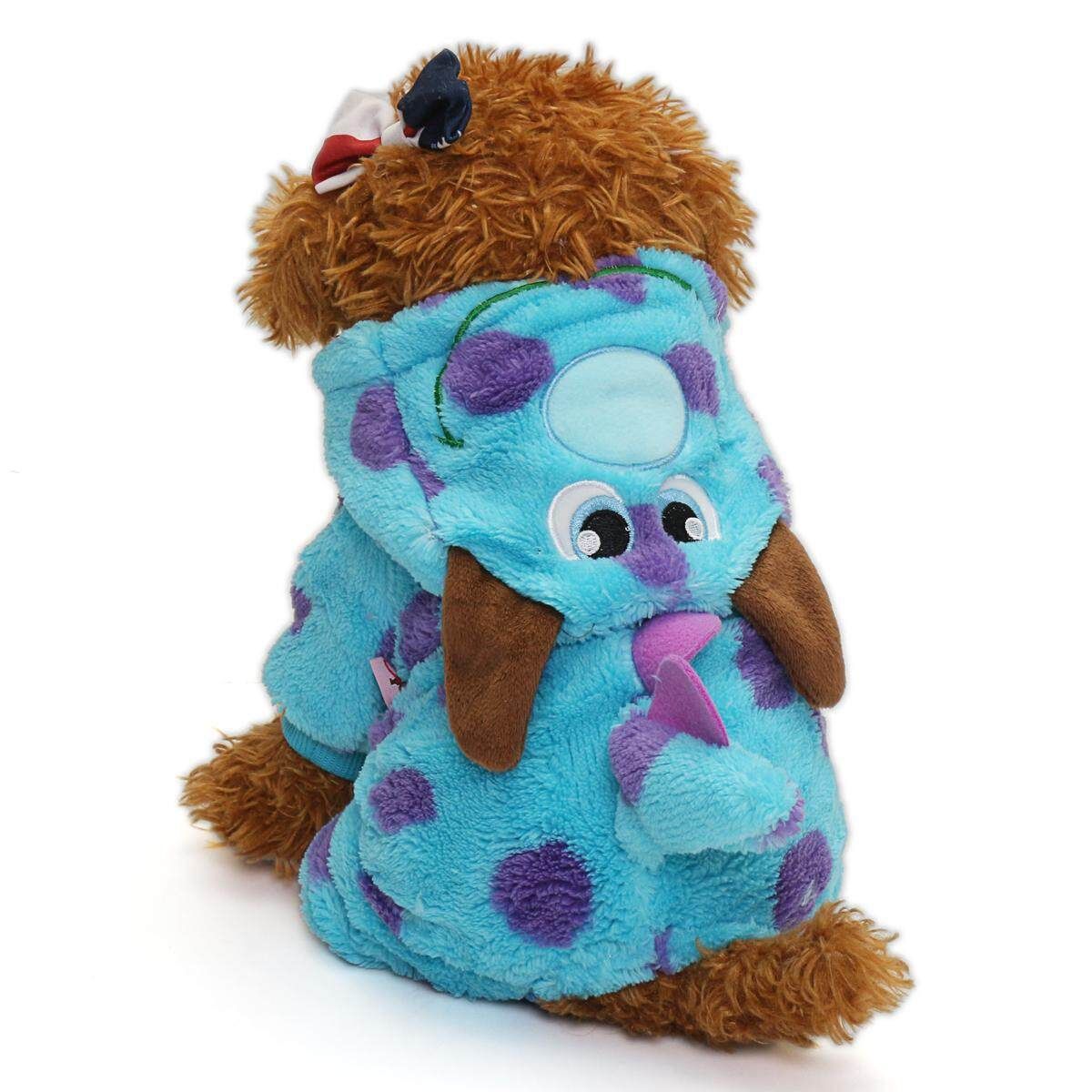 Unisex Pet Warm Winter Puppy Dog Cat Clothes Coat Dress Jacket Blue Dragon M