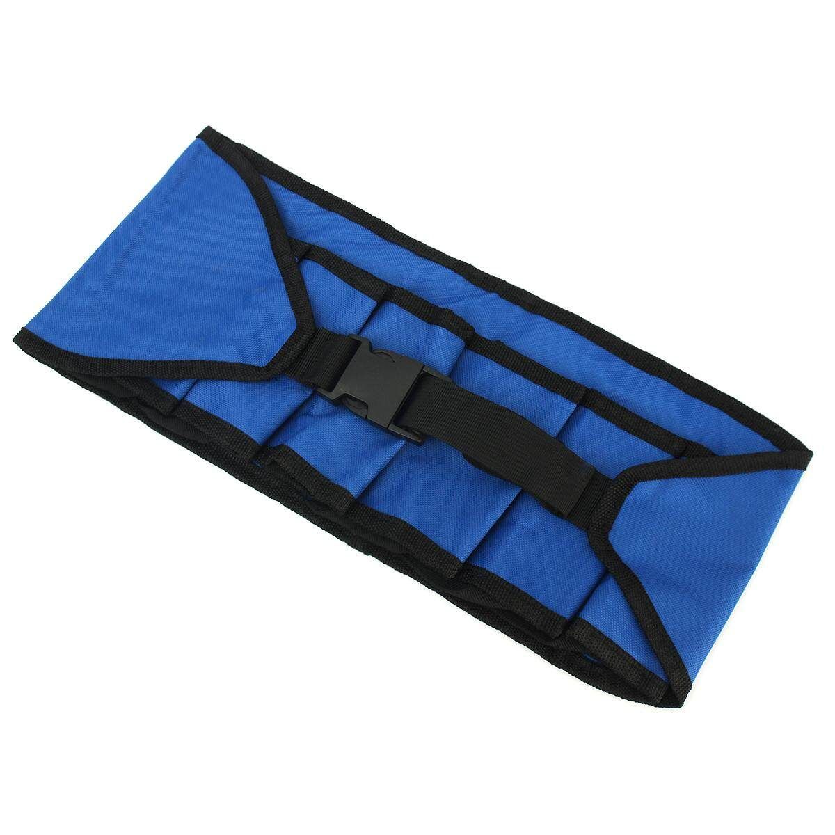 Belt Six Pack Party Belt Bottle Can Holder Drink Game Bag Blue (blue)