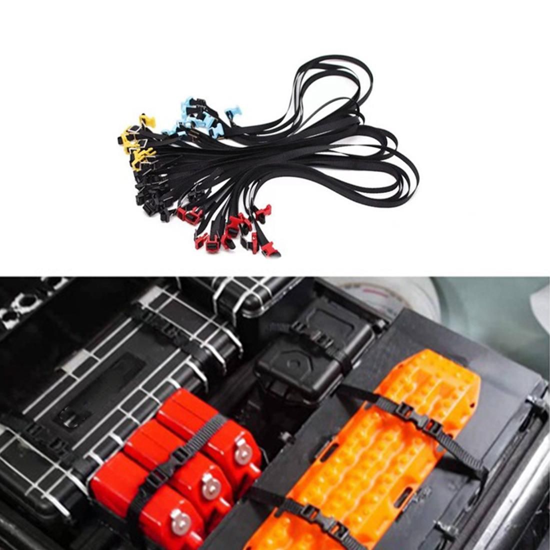 5Pcs RC Car Roof Luggage Rack Rope Decorate Strap for 1/10