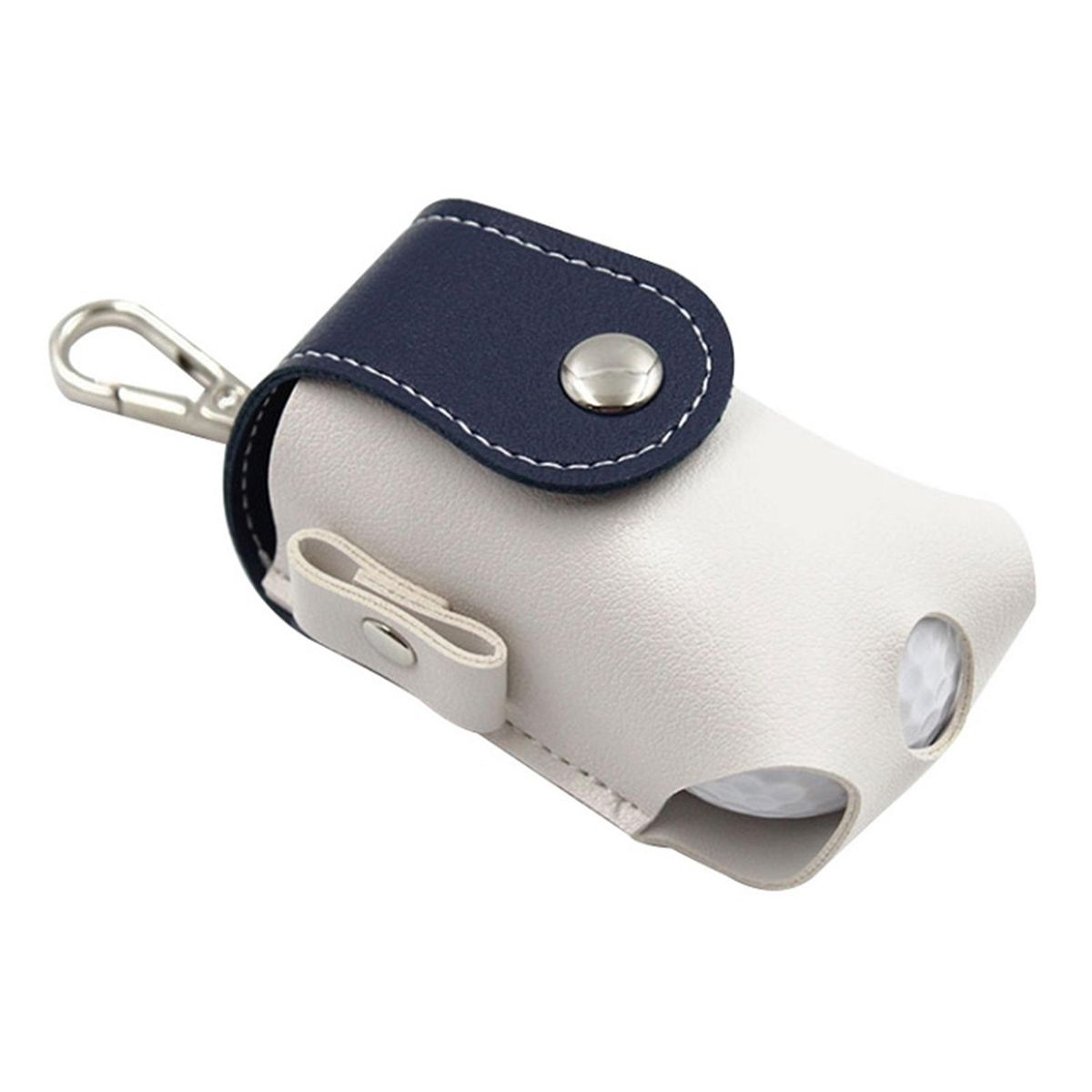Golf Pouch Hang on Waist Golf Ball Storage Pouch Blue