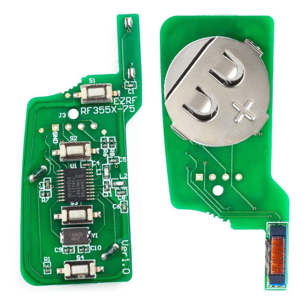 Keyecu Cas2 Modified Floding Remote Key 4 Button 3