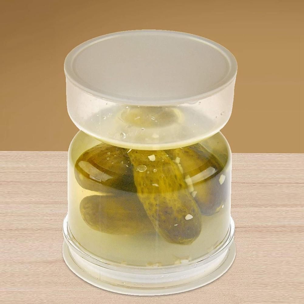 Pickles Jar Dry and Wet Dispenser Pickles and Olives