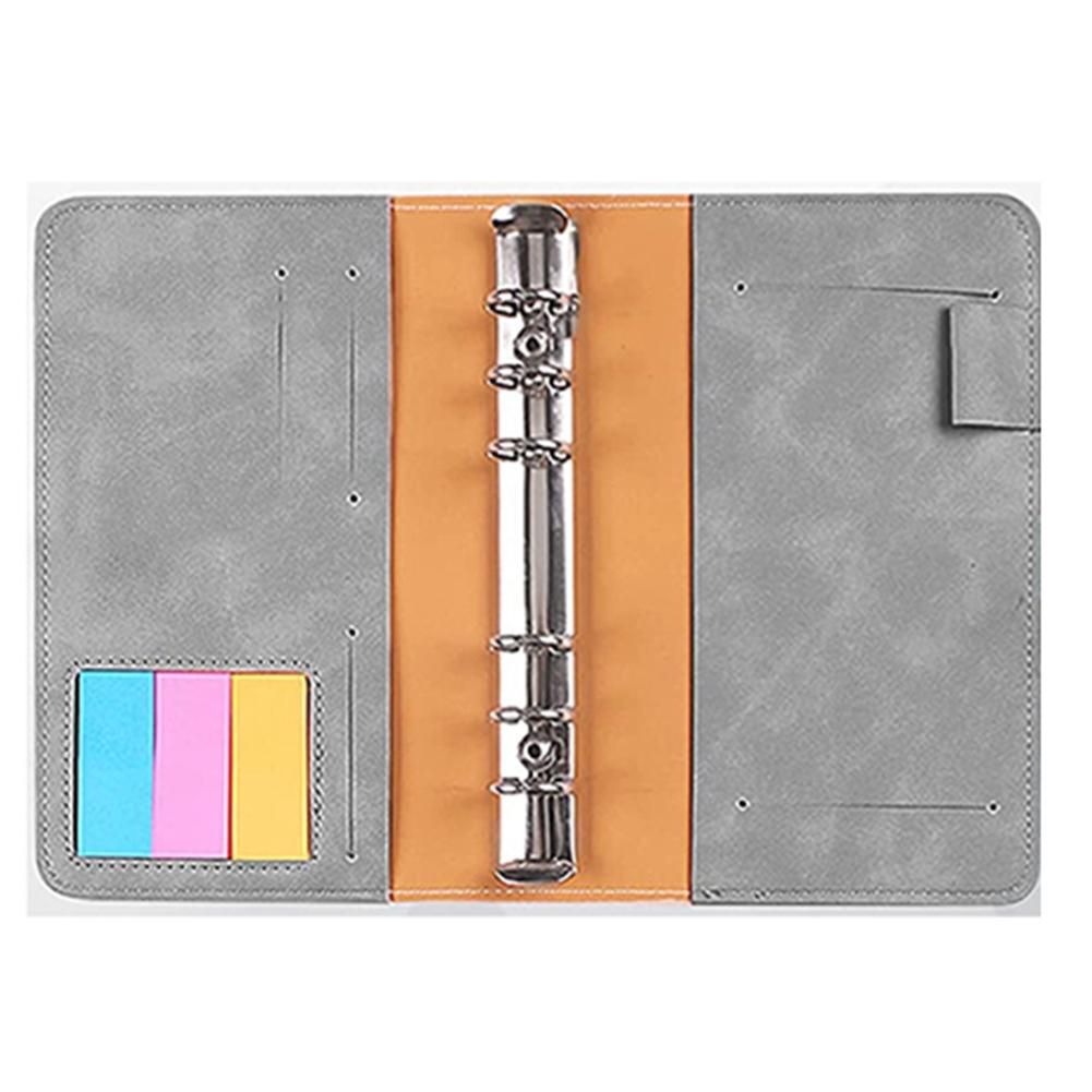 Budget Planner, PU Binder, A6 Budget Binder, with 12 Budgeting Money Envelopes, 12 Budget Sheets, Labels and 1 Ruler B