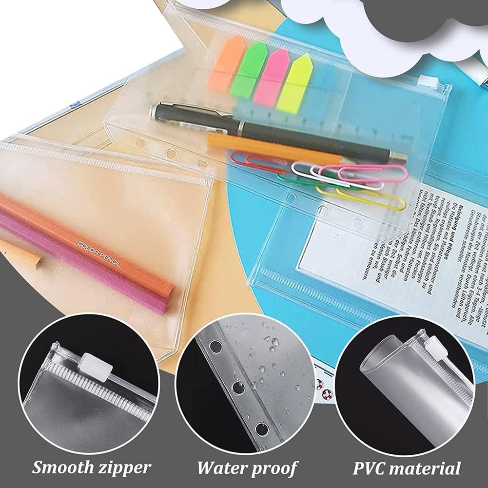 Budget Planner, PU Binder, A6 Budget Binder, with 12 Budgeting Money Envelopes, 12 Budget Sheets, Labels and 1 Ruler B