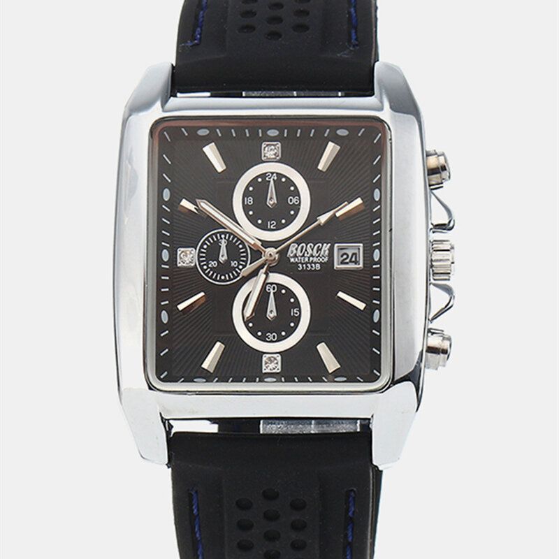Casual Plastic Luminous Waterproof WristwatchStainless Steel