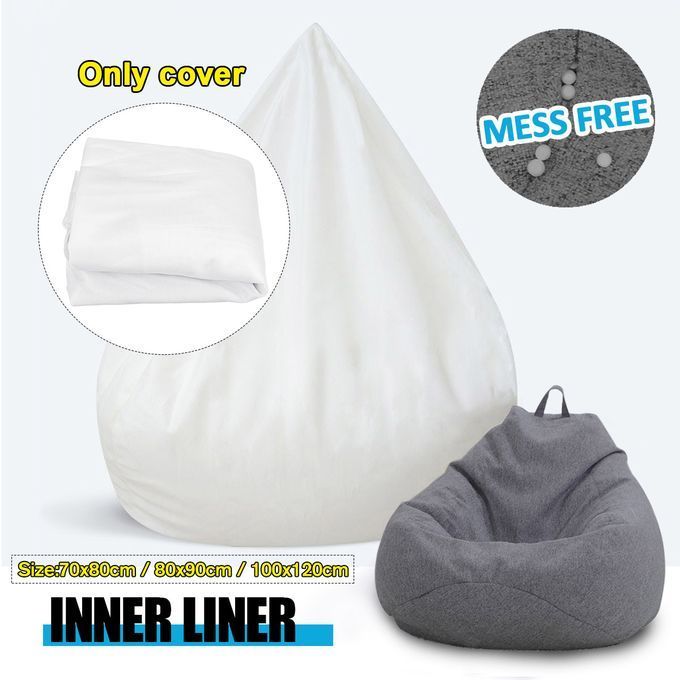 S/M/L Inner Liner For Bean Bag Chair Cover Large Easy Cleani