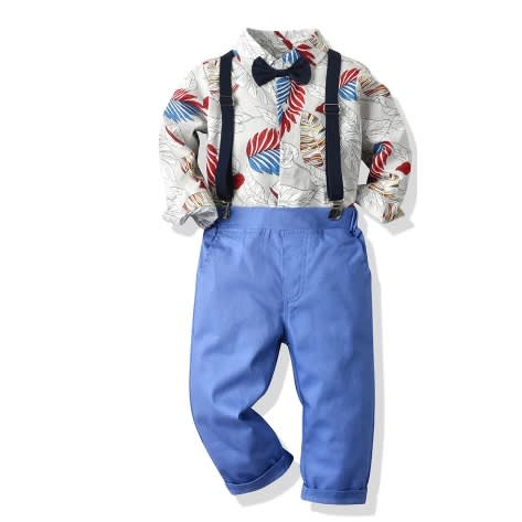 Quality shirts - Trouser With Suspender & Tie