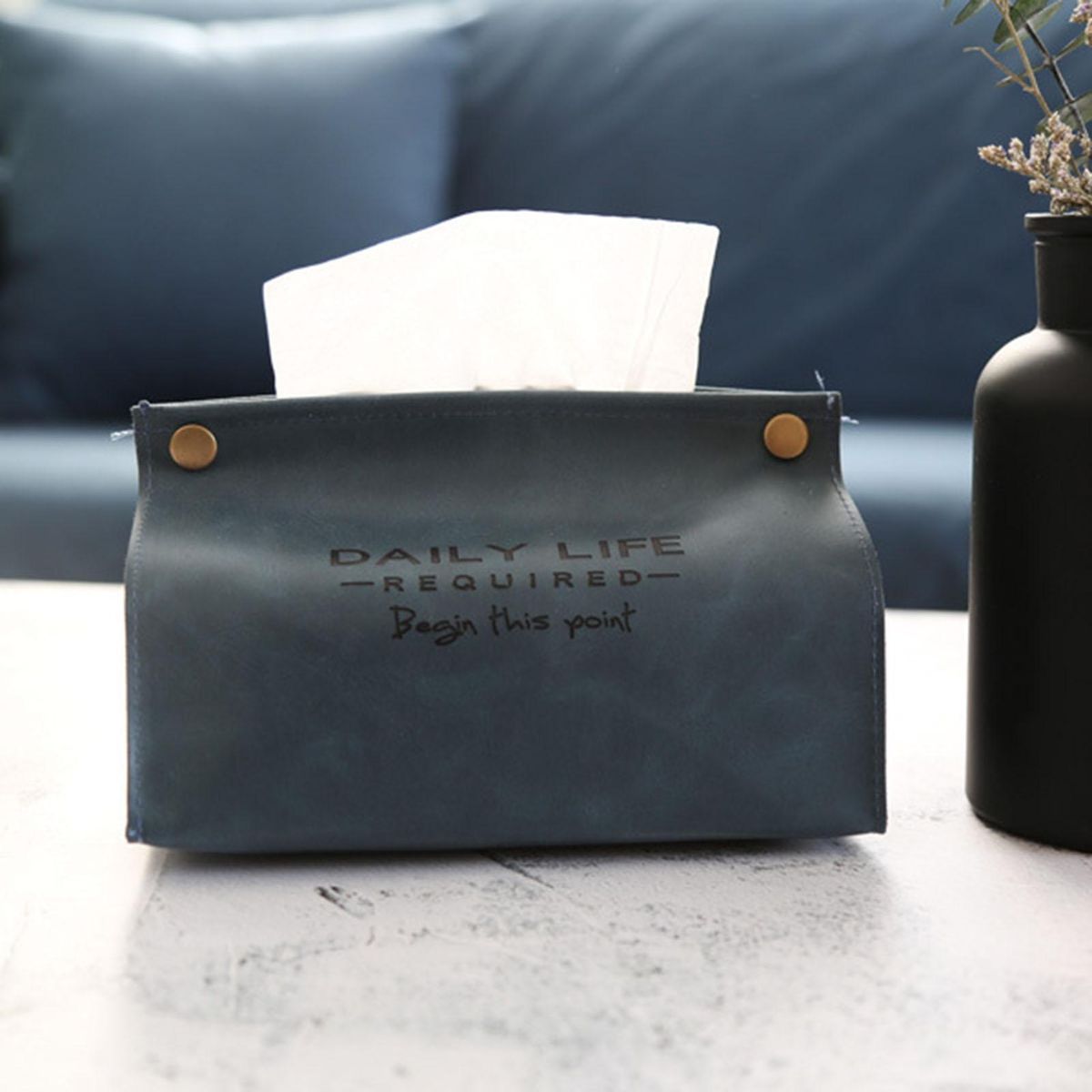 Tissue Case Wide Application Tissue Dispenser Box Blue