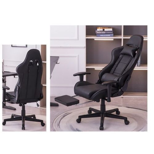 Gaming Chair With Footrest And Lumbar Support