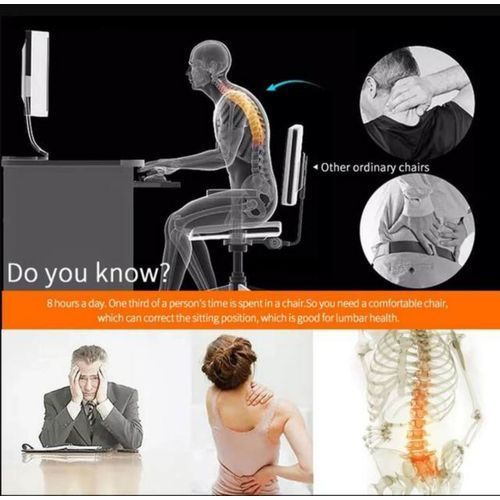 Gaming Chair With Footrest And Lumbar Support