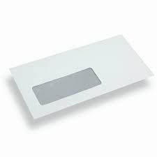 25pcs X 2 White Window Letter Envelopes With Seal