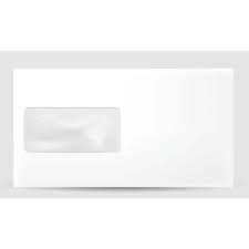 25pcs X 2 White Window Letter Envelopes With Seal