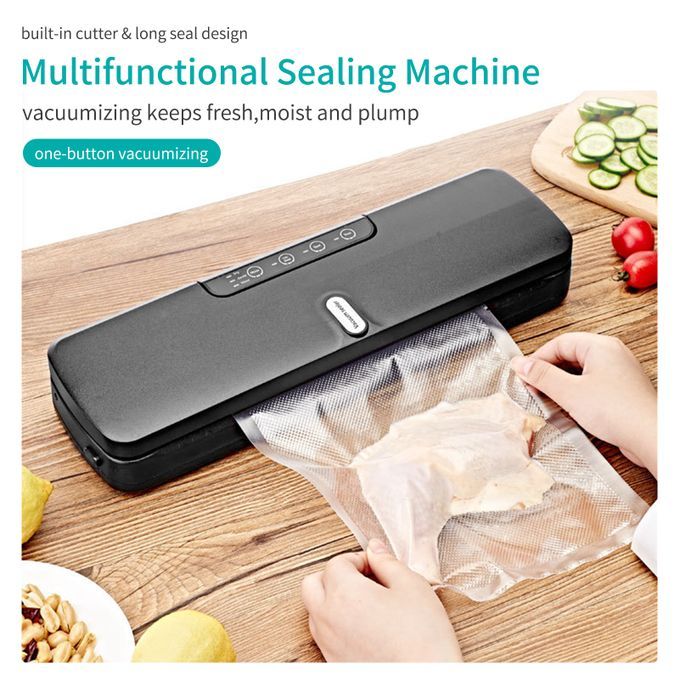 QH-10 Food Saver Vacuum Sealer Machine Bag Sealer With LED