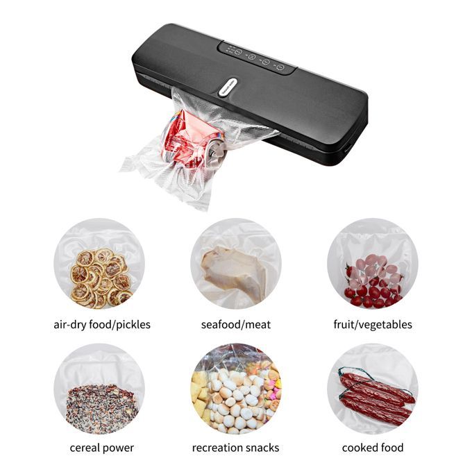 QH-10 Food Saver Vacuum Sealer Machine Bag Sealer With LED