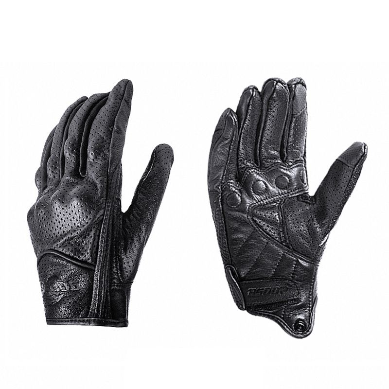 Leather Full Finger Locomotive Gloves
