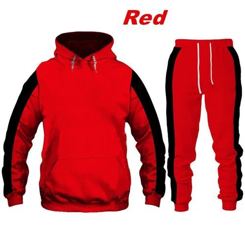 2021 Men's Tracksuit 2 Pieces Set Sweatshirt + Sweatpants Sportswear Zipper Hoodies Casual Male Streetwear Suits Mens Clothing