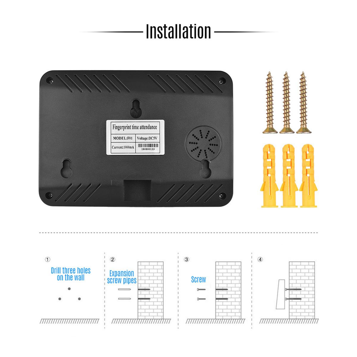 Biometric Fingerprint Password Attendance Machine Multi