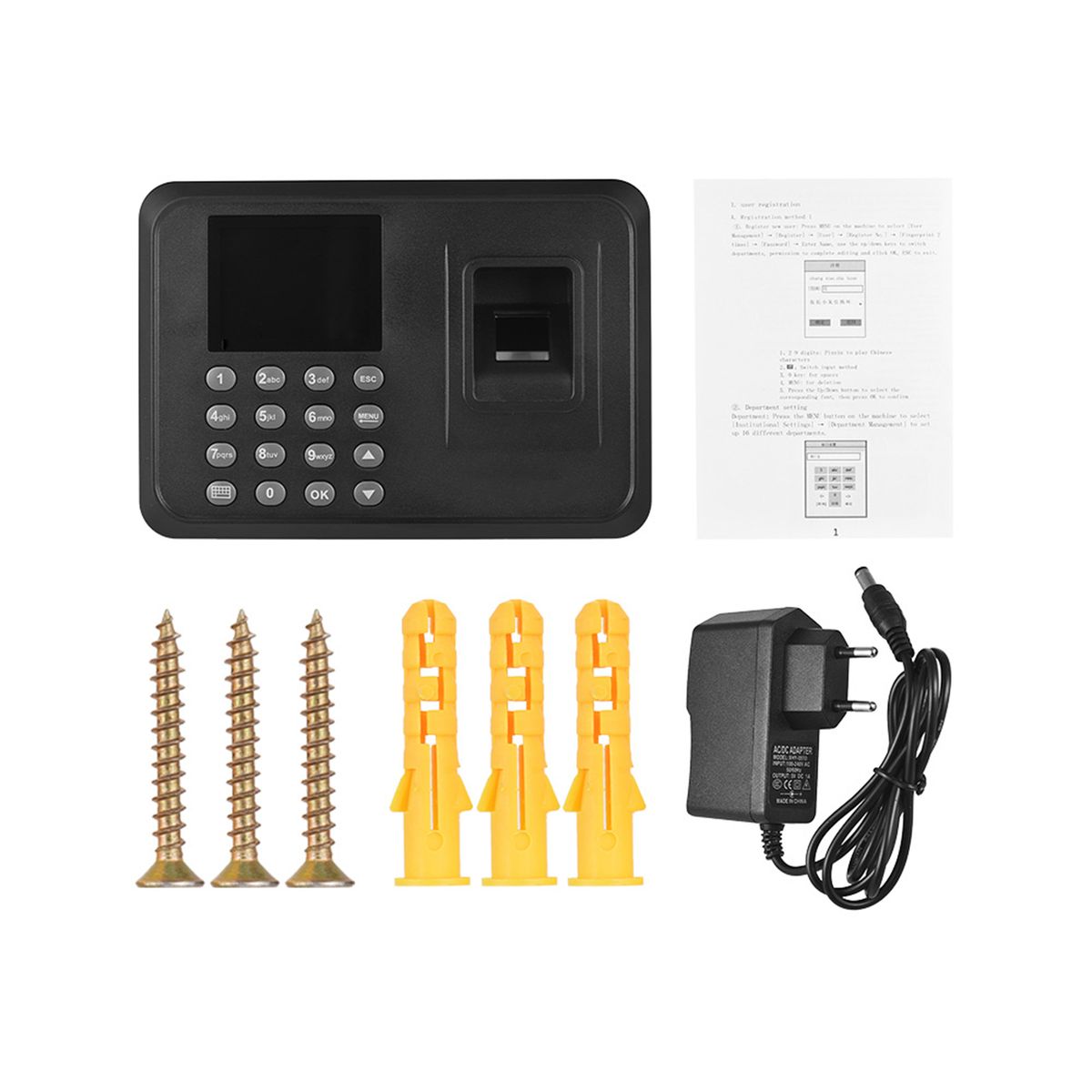 Biometric Fingerprint Password Attendance Machine Multi