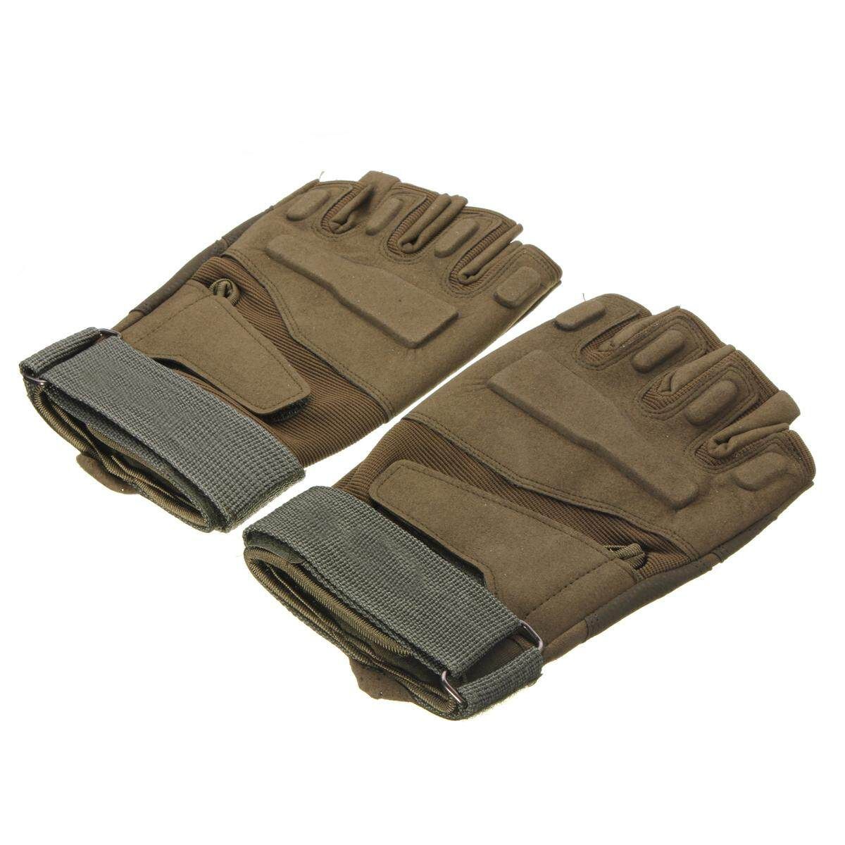 Motorcycle Full Finger Airsoft Knuckle Half M Size Military Green M