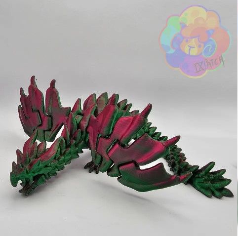 Floppy Dragon - Flexi Articulated Monster