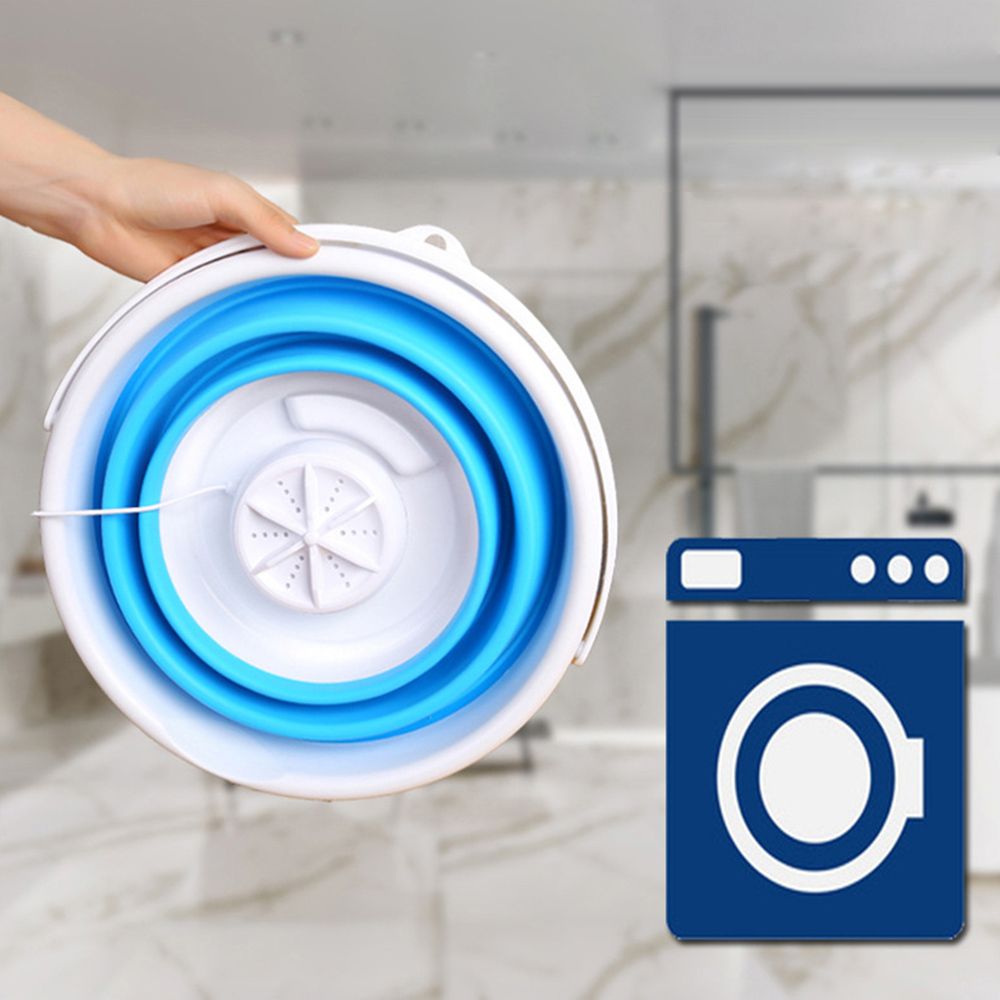 Folding Turbo Washer 5L Portable Mini Washing Machine