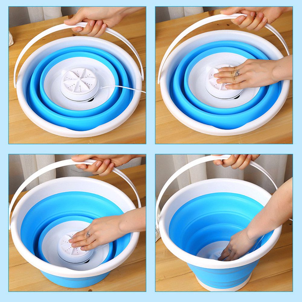 Folding Turbo Washer 5L Portable Mini Washing Machine