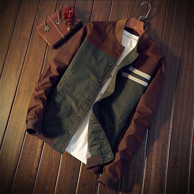 Mens Green Emoji Double Sided Jacket - Unisex Long Sleeve Jackets