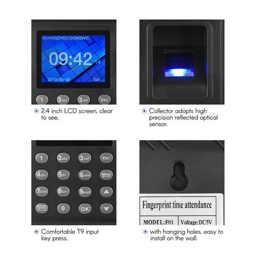 Fingerprint Attendance Machine Intelligent Biometric Time Attendance