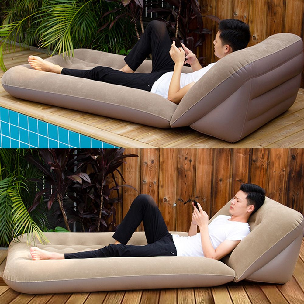Portable Car Mattress Foldable Cushion Air Bed Inflatable