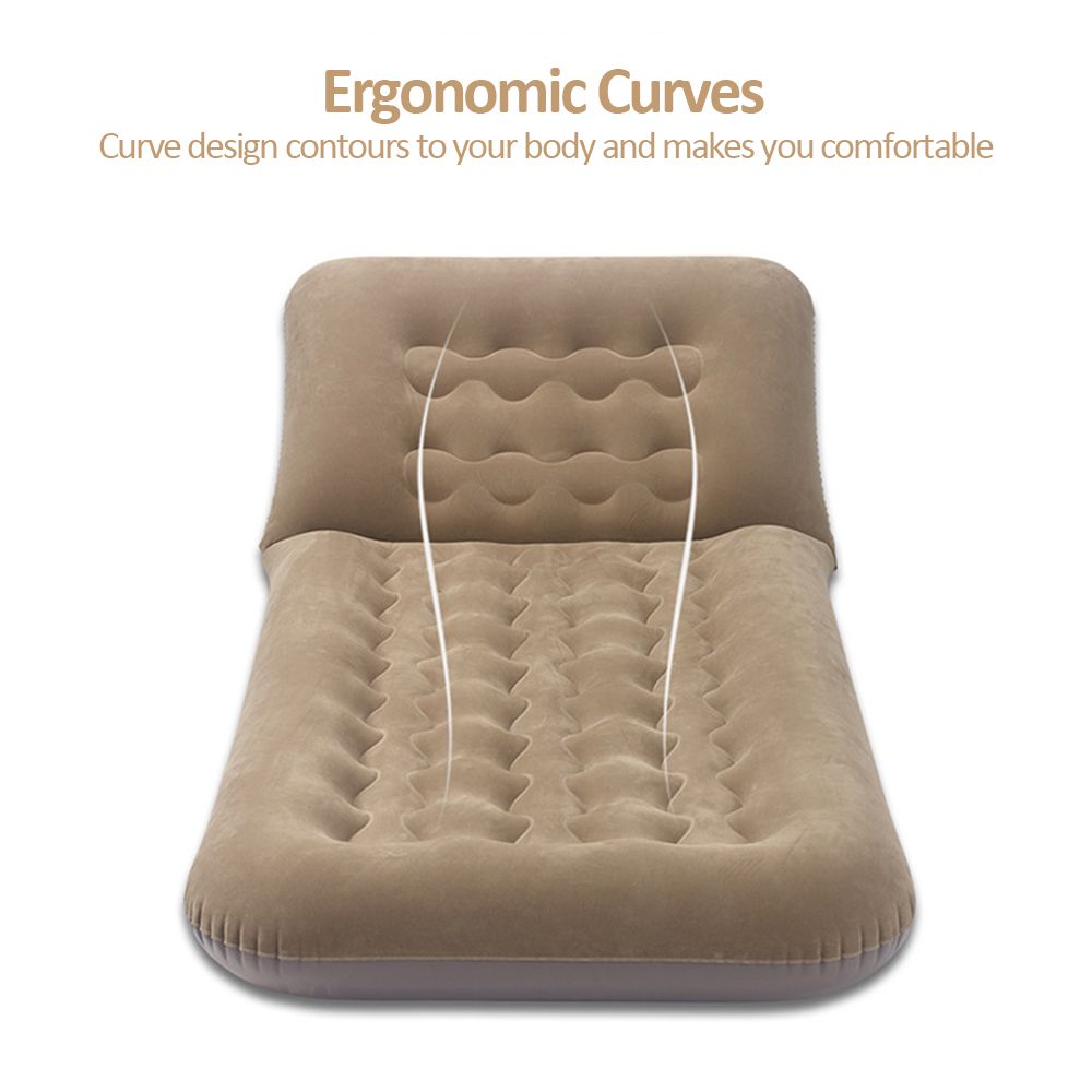Portable Car Mattress Foldable Cushion Air Bed Inflatable