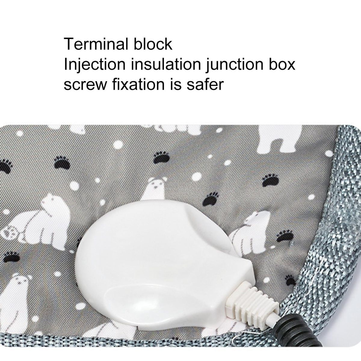 Dog Heating Blanket Dog Cat Bed Chair Electric Mat UK Plug
