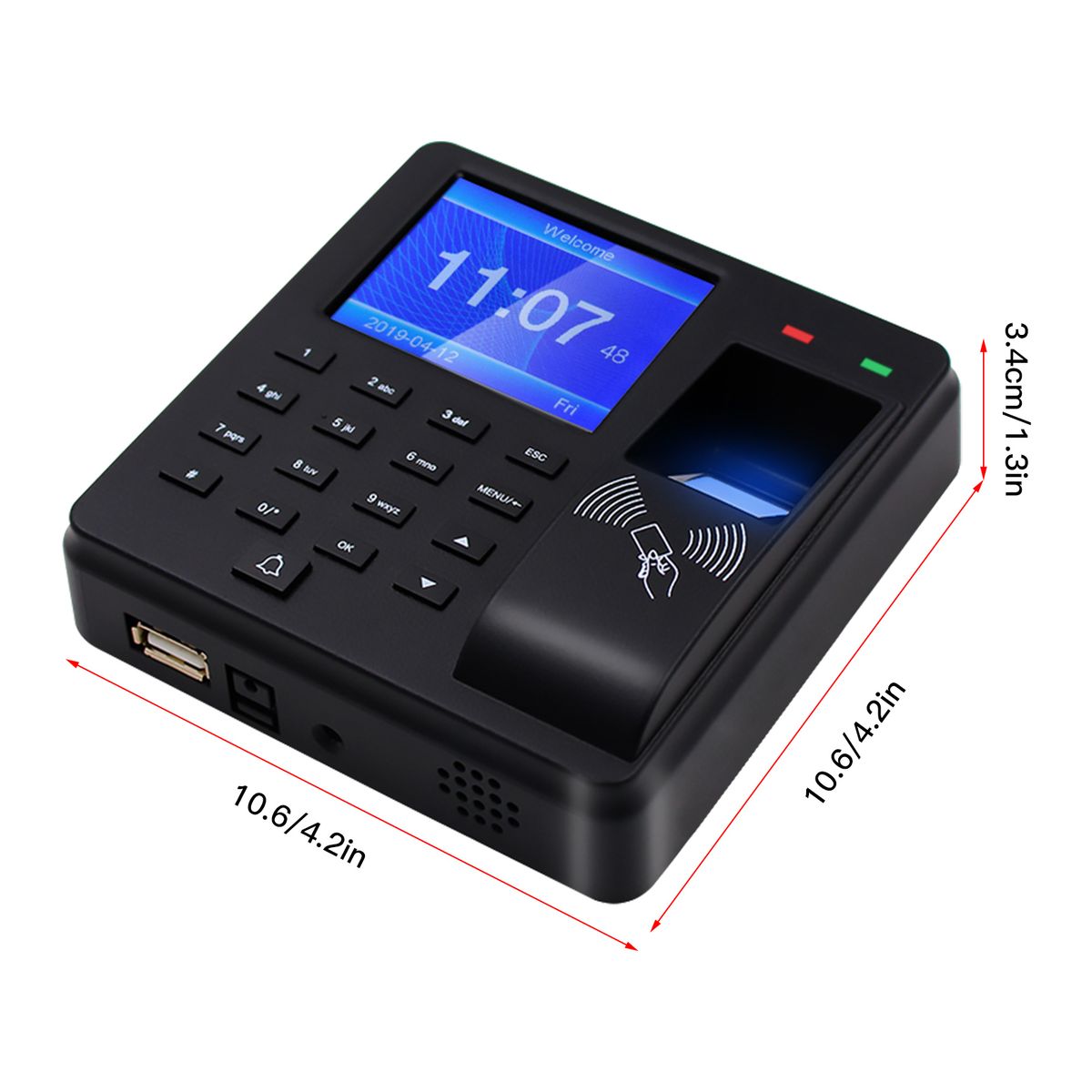 Access Control Time Attendance Machine Fingerprint Password Employee Checking-in