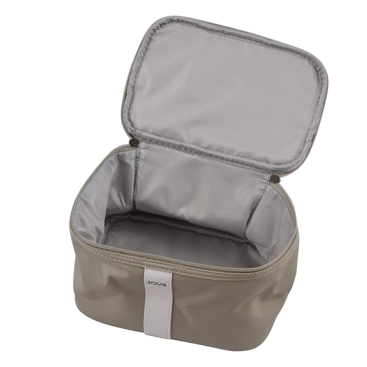 JOVS Women Cosmetic Bag Large Capacity Makeup Bag PU Leather Case Organizer Zipper Storage Pouch Box
