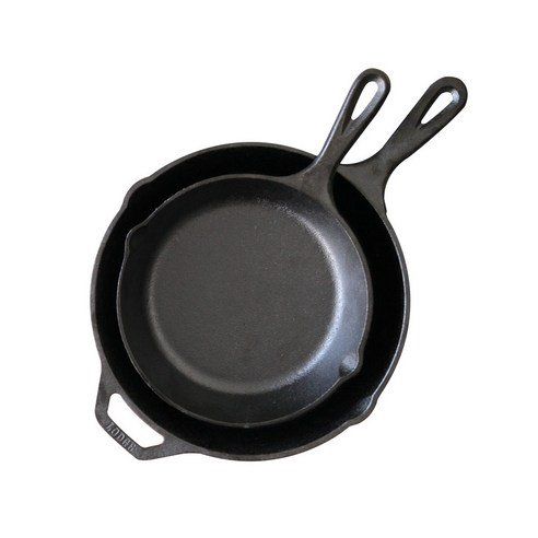 Lodge Induction Cast Iron Skillet Pan Set 2 Pieces