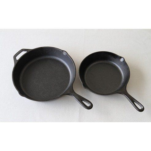 Lodge Induction Cast Iron Skillet Pan Set 2 Pieces