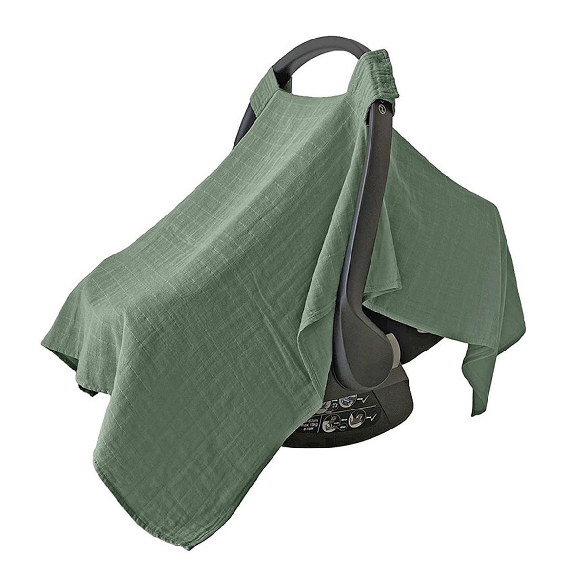 Seat Cover for Baby Safety Seat Cartoon Infant Safety Seat Cover Green