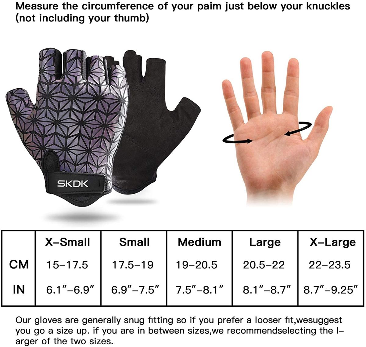 Reflective Half Finger Breathable Fitness Gym Exercise Glove Cycling