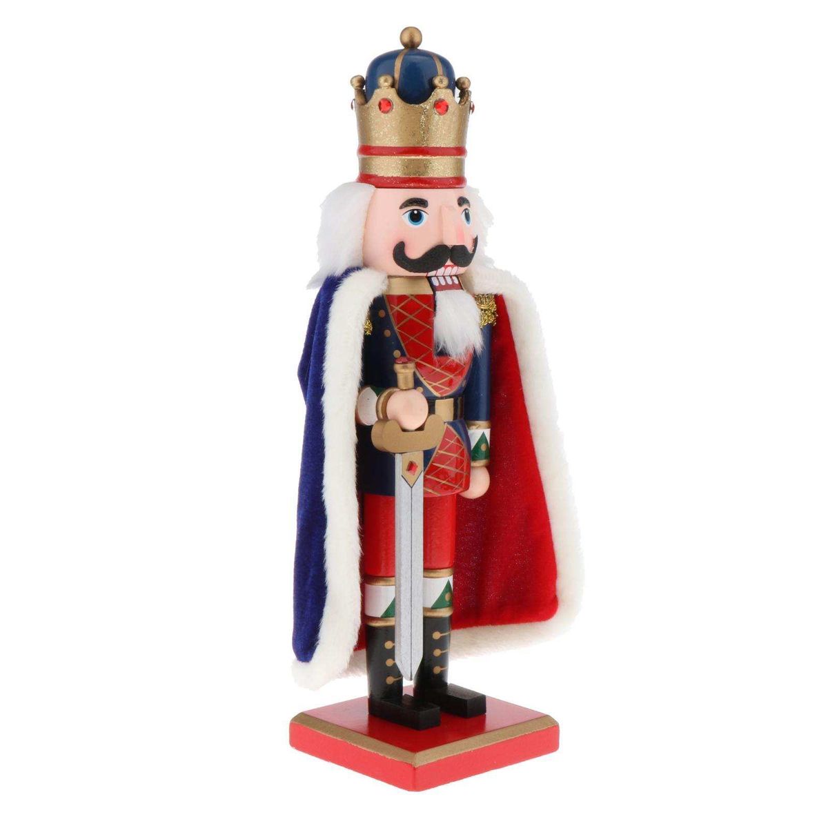 15 Inch Nutcracker King W/ Crown Christmas Home Ornaments Gift Style 1