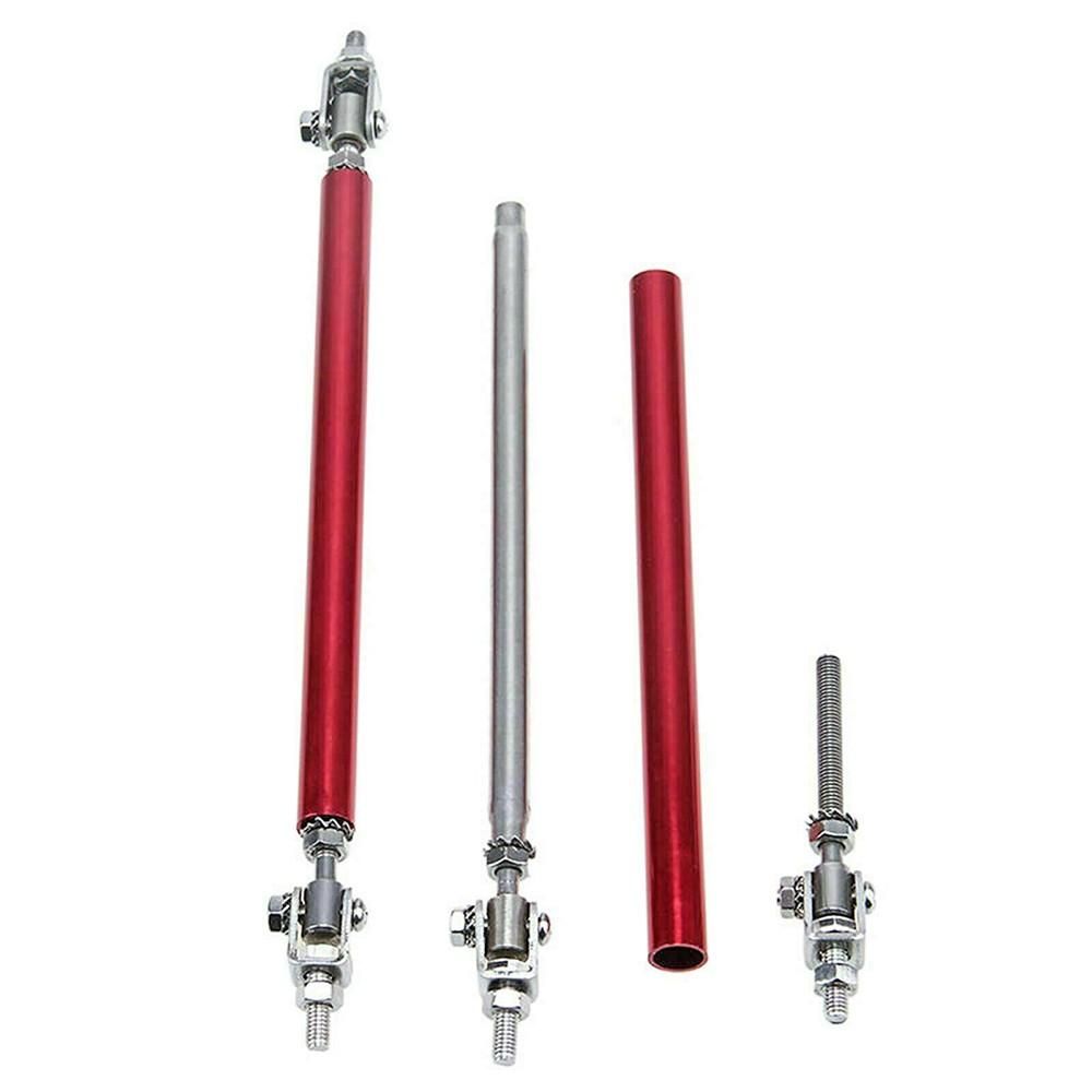 2Pcs Universal Adjustable Front Bumper Lip Splitter Strut Rod Tie Support Bar