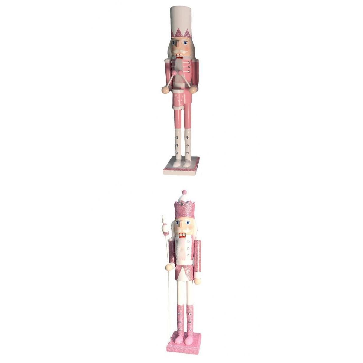 2pcs Nutcracker Puppet Doll Soldier Decor Creations