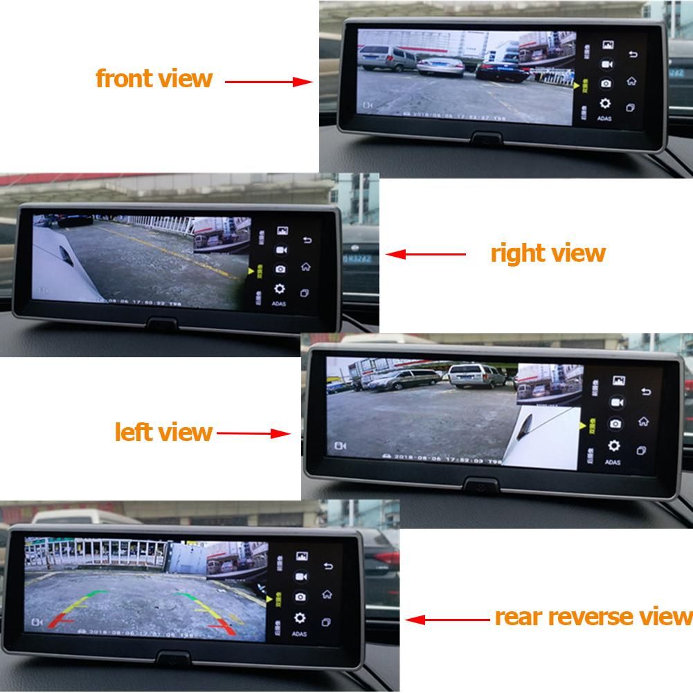 360 Degree Bird View System 4 Camera Panoramic Car Dvr View