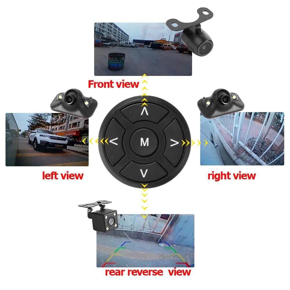 360 Degree Bird View System 4 Camera Panoramic Car Dvr View