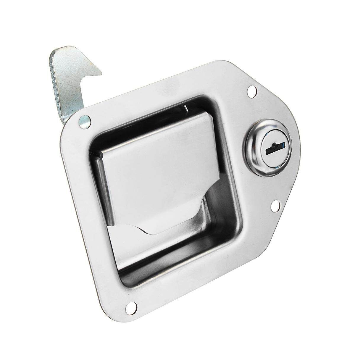 Stainless Steel Truck Toolbox Lock Latch Paddle Handle RV Trailer 4-3/8" 3-1/4"