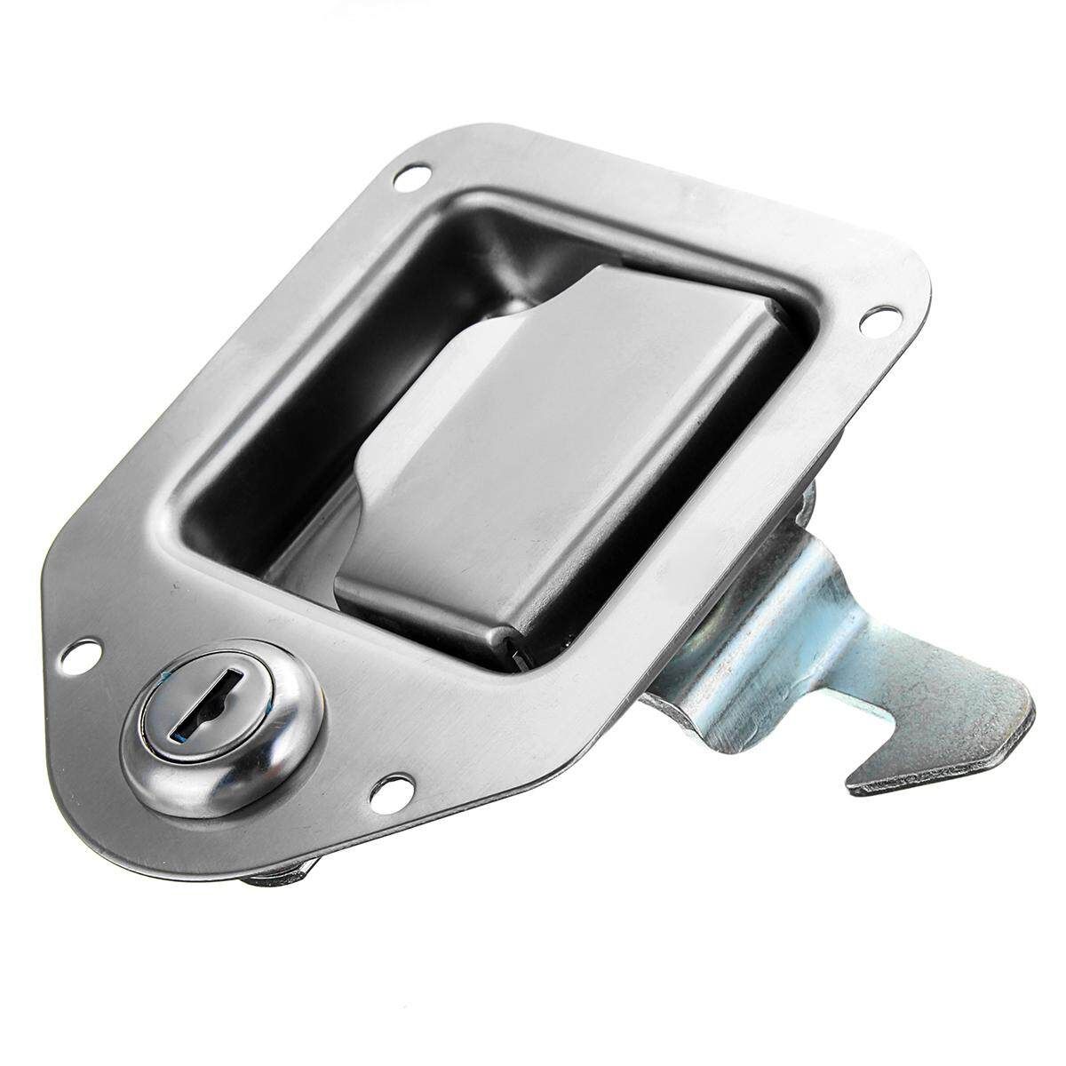 Stainless Steel Truck Toolbox Lock Latch Paddle Handle RV Trailer 4-3/8" 3-1/4"