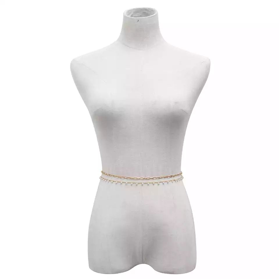 Sexy Multilayers Gold Plated Waist Chain