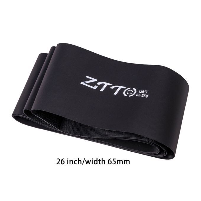 Bicycle Tire Liner Bike Tyre Anti-Puncture Proof Belt 26in Black 65mm