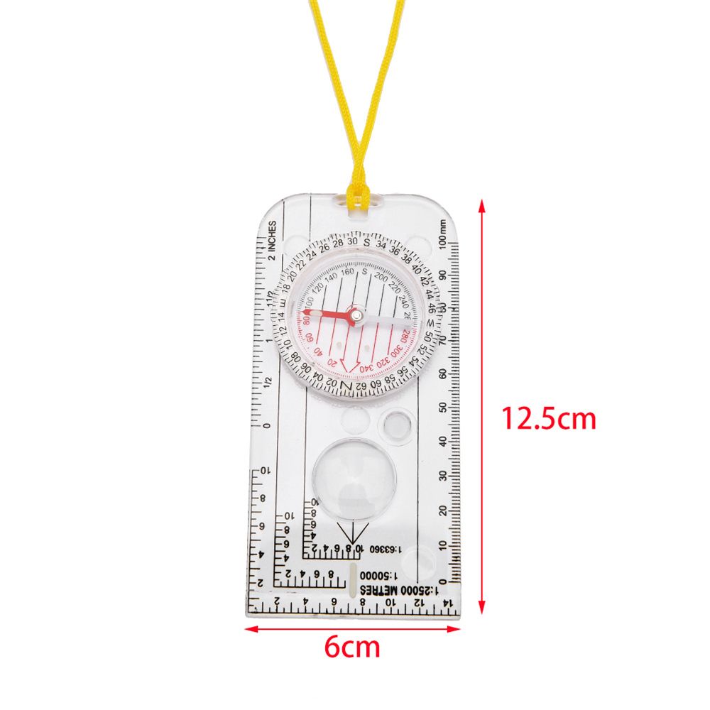 Outdoor Compass Ruler Surveying Map Scale Measuring For And