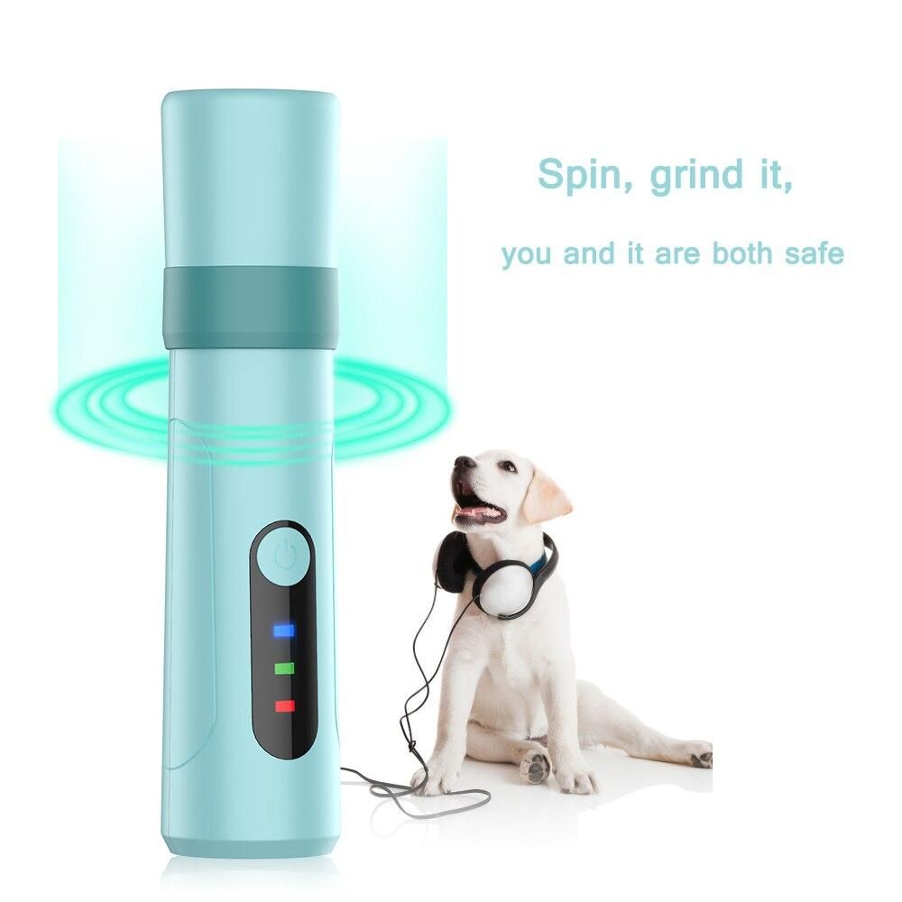 Professional Pet Nail Grinder 8W 800mAh For Dog Nail Clippers Painless USB Electric Quiet Cat Paws Nail Cutter Grooming Trimmer