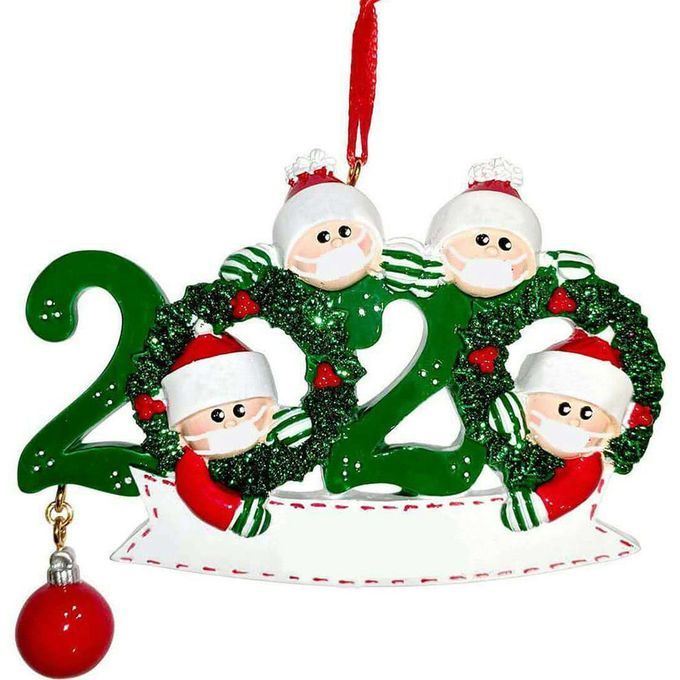 Hristmas De Orations Resin Santa  Laus Pendant  Hristmas Tree Pendant-multi Olor-4 People