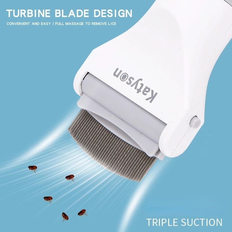 Cat Hair Cleaning Brush Comb Electric Lice Remover To Get Rid Of Electric Lice Remover Lice And Hair Comb Pet Grooming Electric-EU